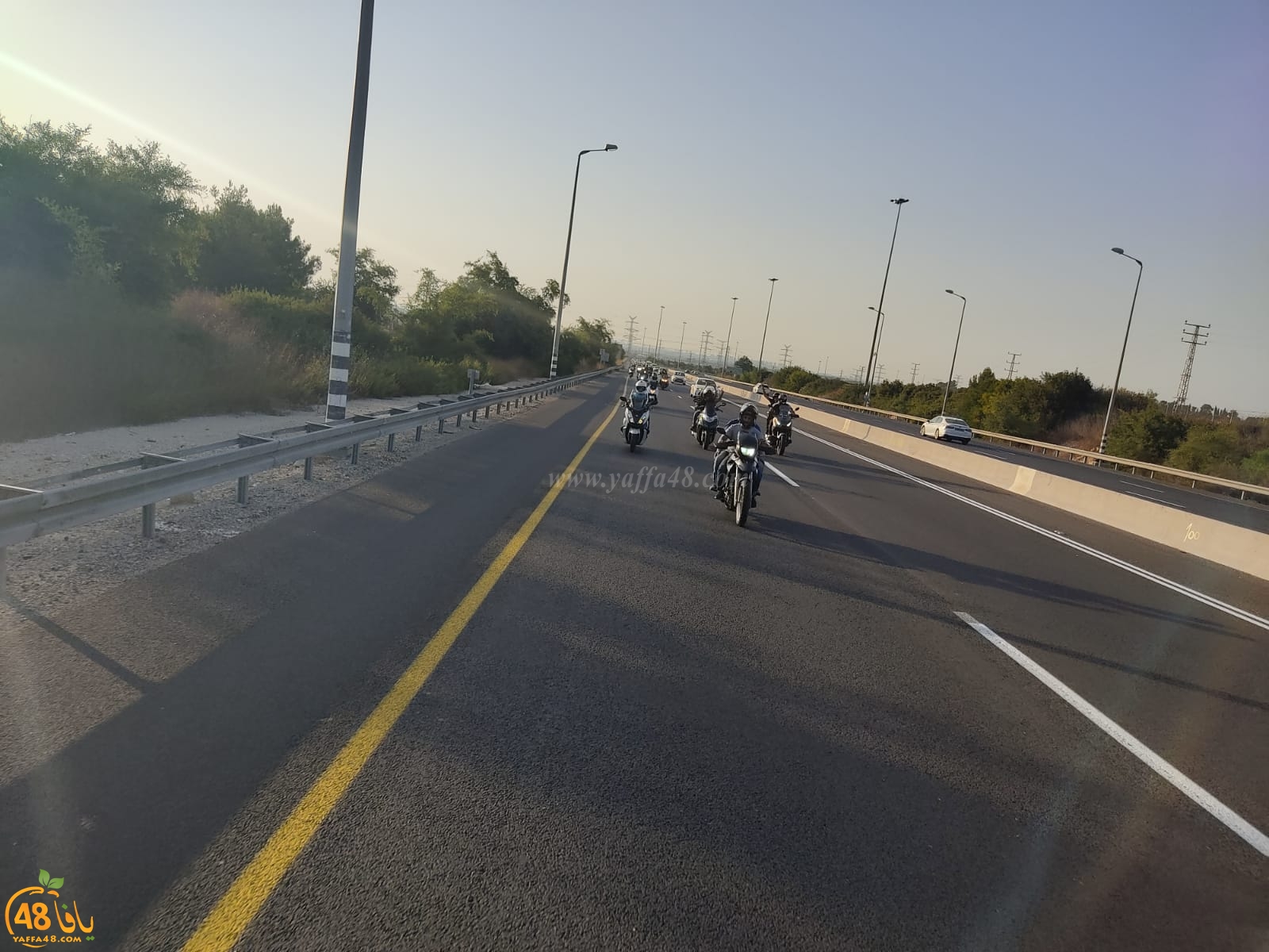صور من وصول مسيرة الدراجات النارية من يافا إلى الأقصى المبارك